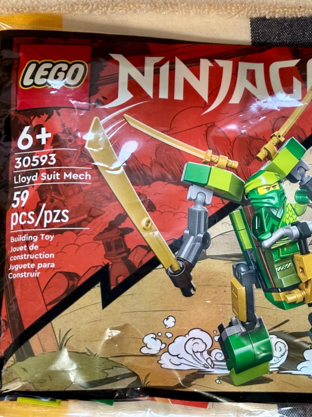 LEGO NINJAGO CORE "Lloyd Suit Mech polybag" 30593 UNOPENED